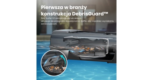 Robot skimmer do czyszczenia basenów Aiper EcoSurfer S2