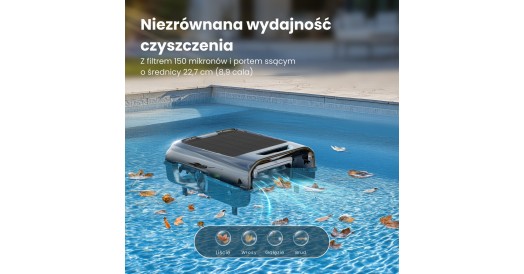 Robot skimmer do czyszczenia basenów Aiper EcoSurfer S2