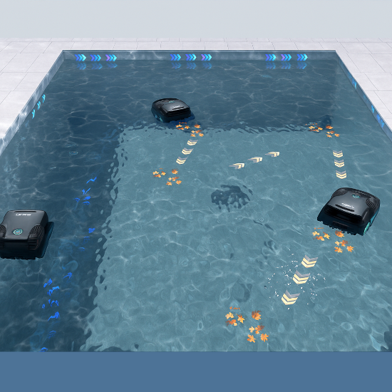 Aiper Scuba X1 Pro Max czyści linię wody