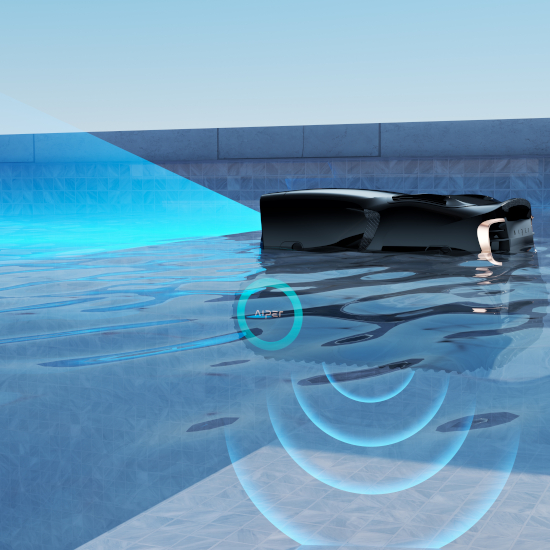 Aiper Scuba X1 Pro Max czyści powierzchnię wody