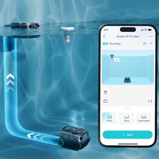 Sterowanie robotem Scuba X1 przy pomocy aplikacji