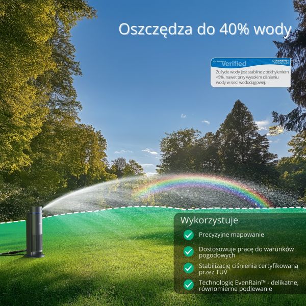 Oszczędność wody nawet do 40%