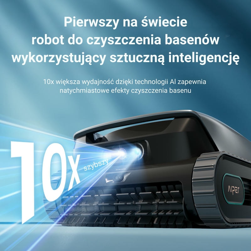 Robot Aiper Scuba V3 - pierwszy na świecie robot do czyszczenia basenów wykorzystujący sztuczną inteligencję