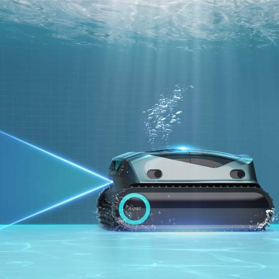 Robot Aiper Scuba X1 wykrywa przeszkody przy pomocy czujników OmniSense