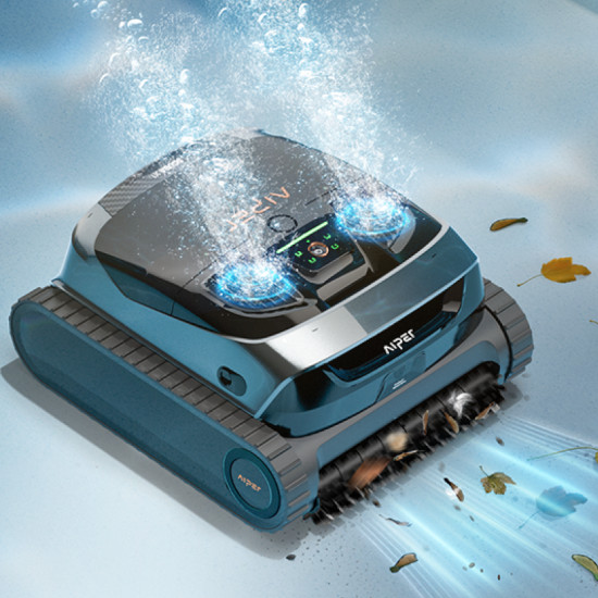 Aiper Scuba X1 Pro Max czyści powierzchnię wody