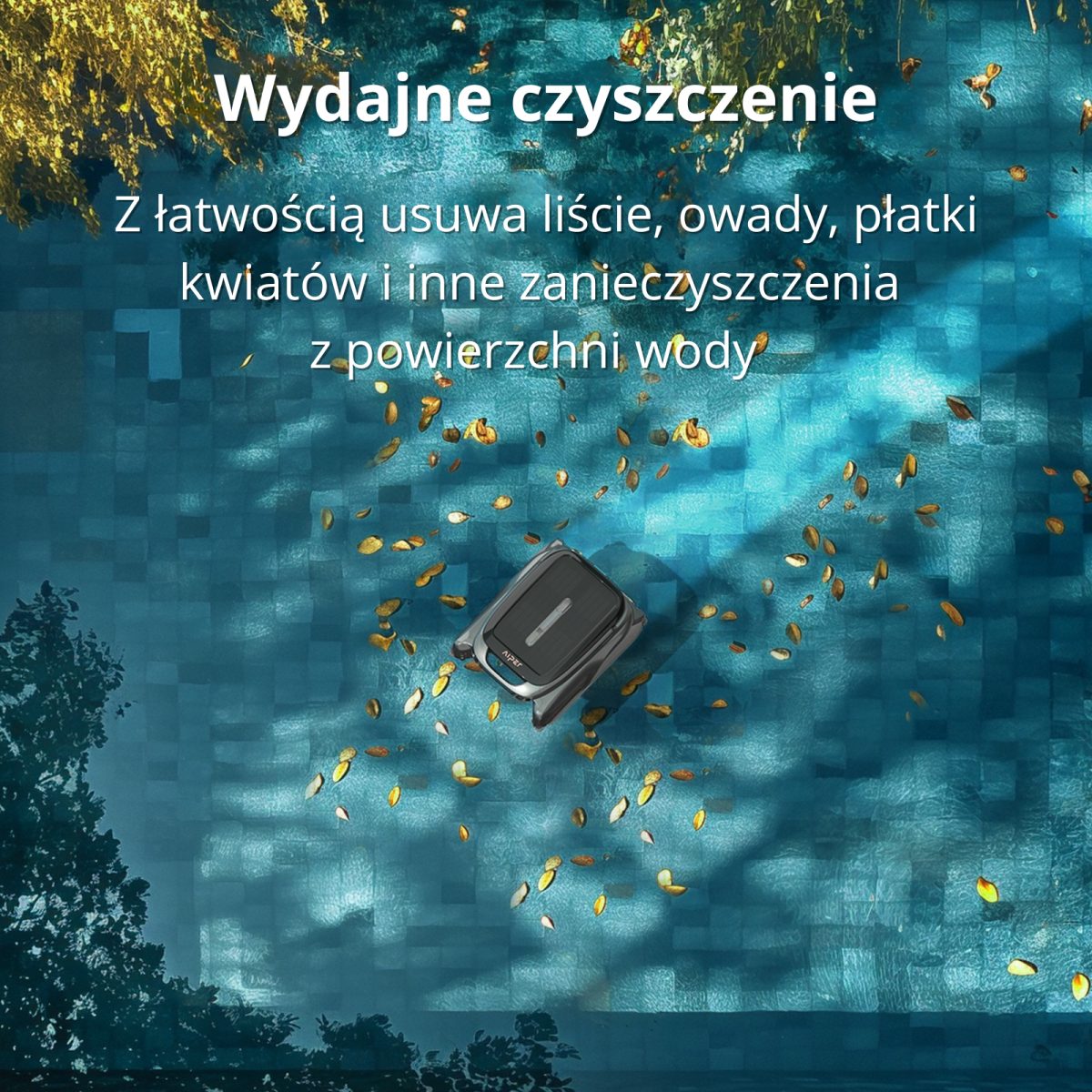 Czyszczenie napakowane mocą robota Aiper Surfer S1