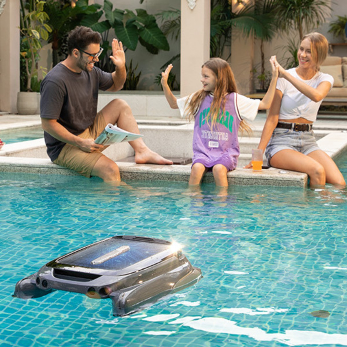 Dwa tryby pracy robota Aiper Surfer S1