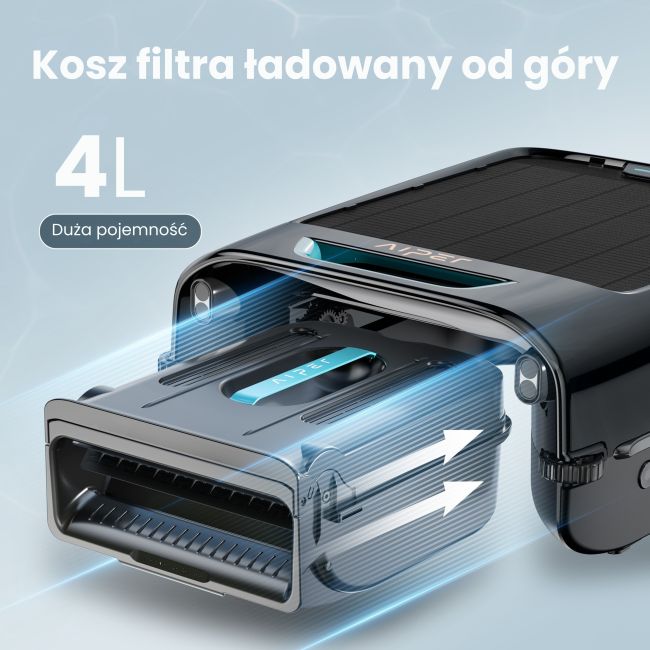 Konstrukcja DebrisGuard™ Aiper EcoSurfer S2